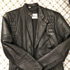 Vintage 1998 leather biker jacket